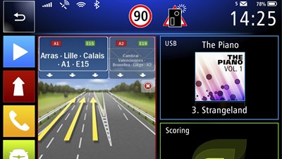 Guidage avancé sur voie - Renault Connect