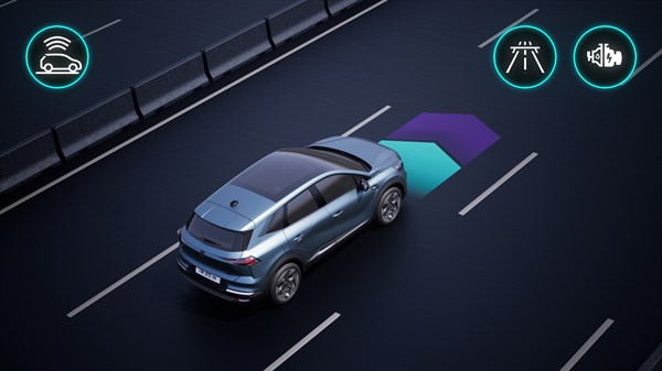 Renault Symbioz full hybrid E-Tech - conduite hybride prédictive