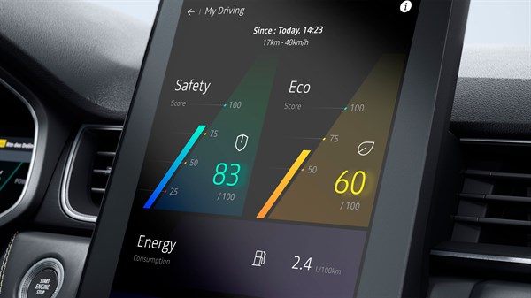 Renault Symbioz - safety score & safety coach