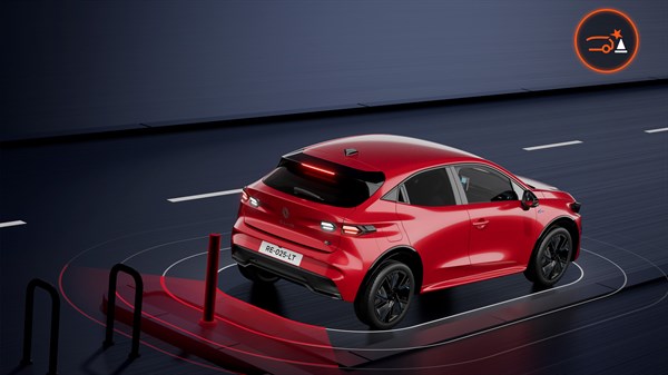 freinage automatique d’urgence en marche arrière - Renault Clio