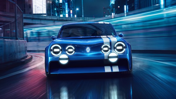 Renault 8 Gordini Concept   - signature lumineuse 6 phares ronds