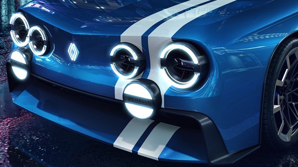Renault 8 Gordini Concept  -capot en V